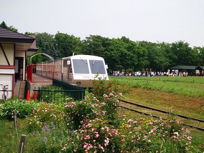 軌道列車リリートレインは夏の間BDF5％混合軽油を使用して走行しています